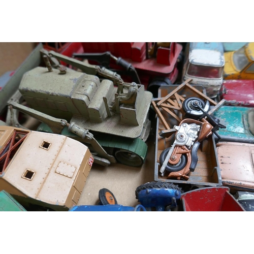 447 - Good collection of well played with diecast mostly Dinky toy car models