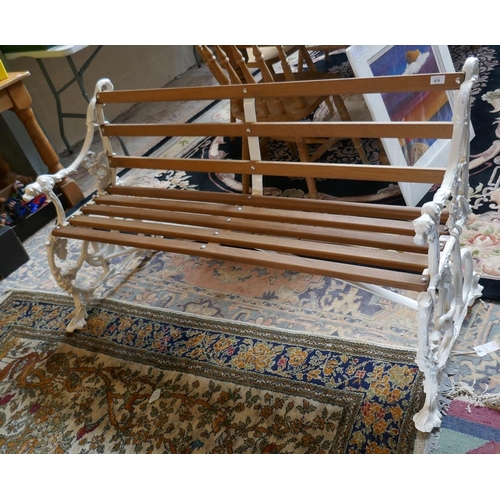 479 - Coalbrookdale style garden bench