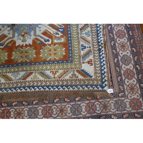 489 - Hand woven rug Caucasus style - Approx size: 240cm x 146cm