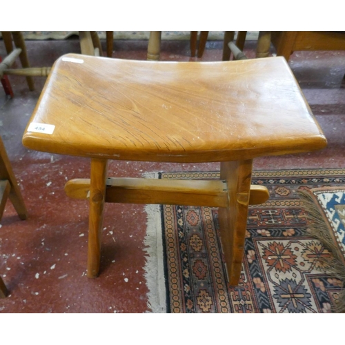 494 - Solid elm stool