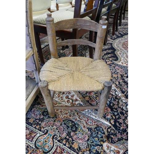 502 - 2 antique child's chairs