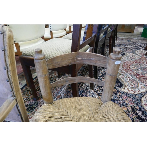 502 - 2 antique child's chairs