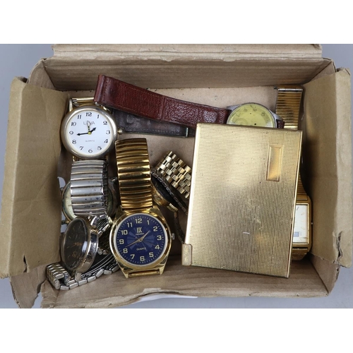 87 - Collection of watches to include musical compact