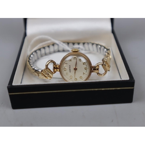 90 - Gold cased ladies watch