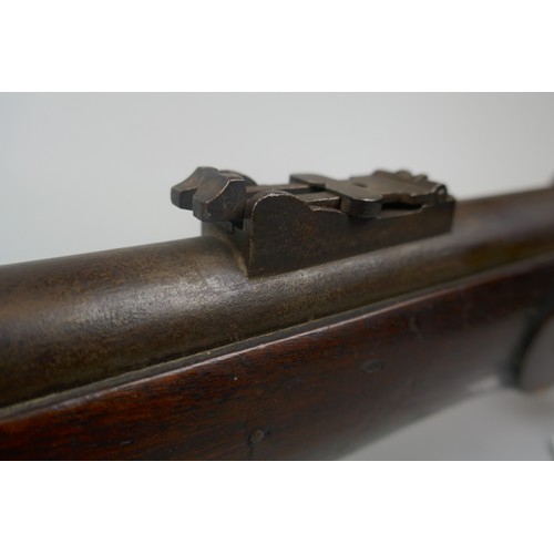 106 - Antique percussion fire rifle