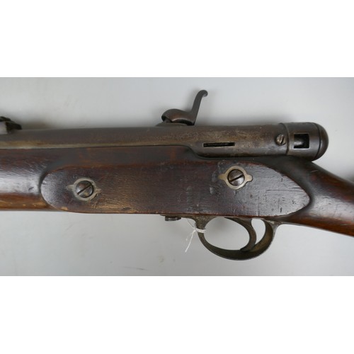 106 - Antique percussion fire rifle