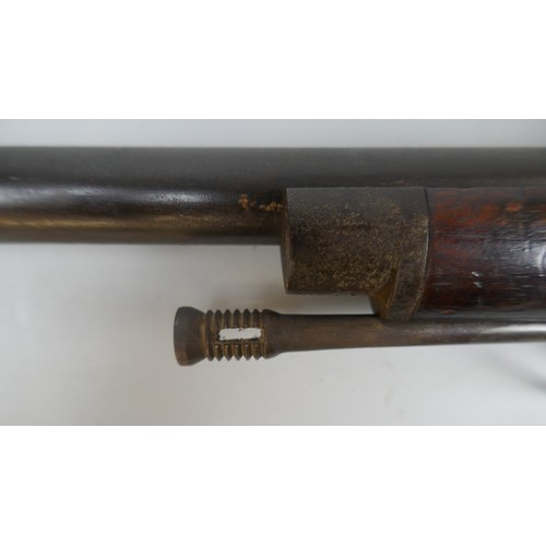 106 - Antique percussion fire rifle