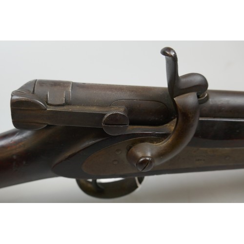 106 - Antique percussion fire rifle