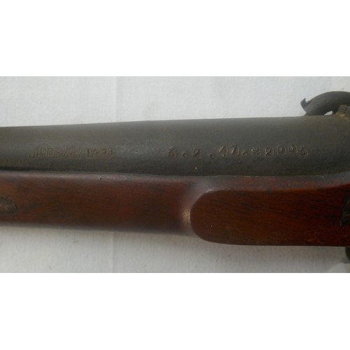 105 - Antique percussion fire rifle