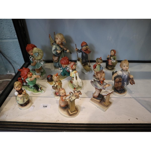 198 - Collection of Hummel figurines