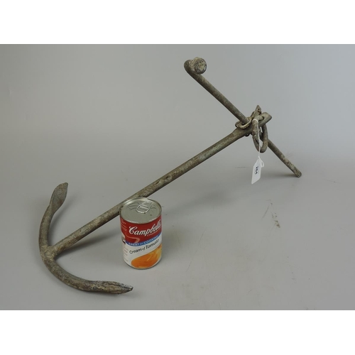 264 - Small galvanised anchor