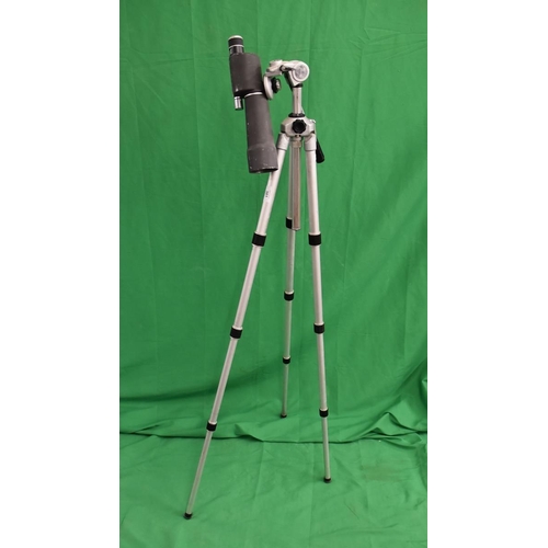 381 - Weso spotting scope on Daiwa tripod