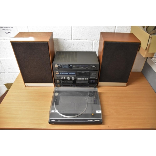 383 - JVC music system Mordaunt speakers
