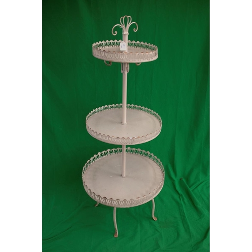 389 - Large 3 tier display stand - Approx height: 145cm