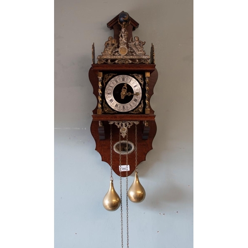 392 - Dutch wall clock in working order