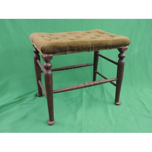 399 - Upholstered stool 