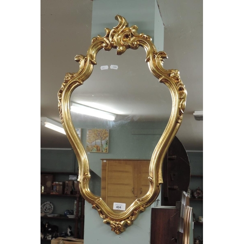 404 - Wooden gilt framed mirror