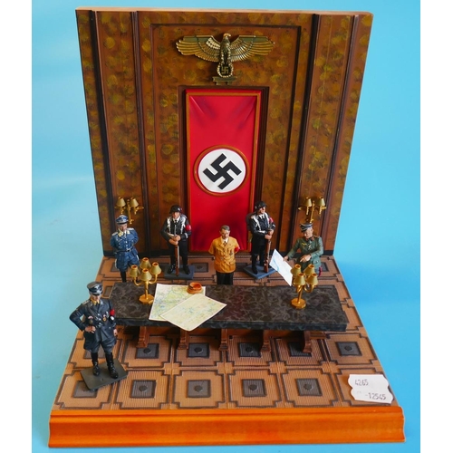 433 - L/E Military miniatures Berlin 1938 Fuhrer Office with COA 207300