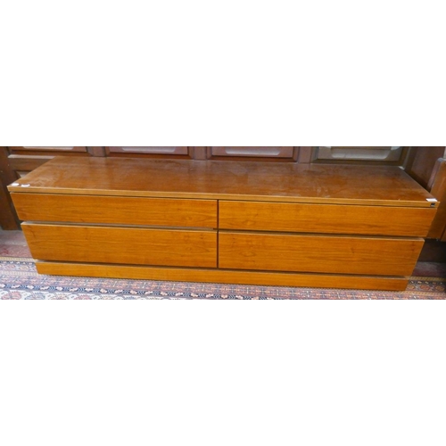 460 - Skovby tv cabinet  - Approx size: W: 190cm D: 47cm H: 51cm