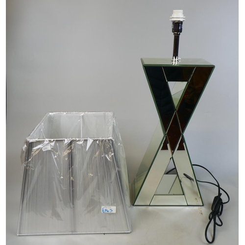 461 - Contemporary table lamp with shade as new