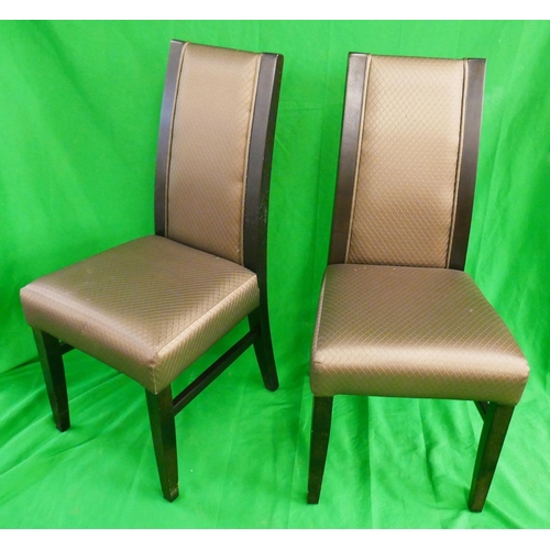 467 - Set of 12 contemporary good quality dining chairs