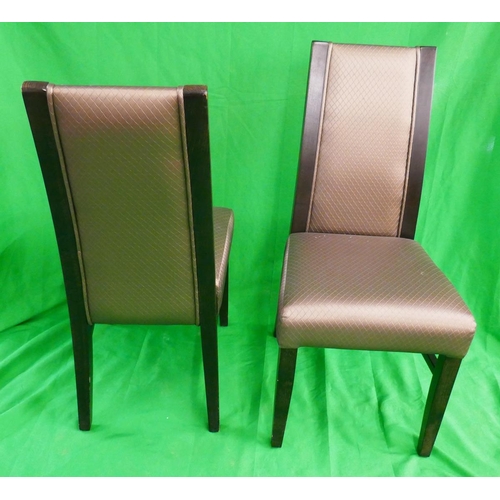 468 - Set of 12 contemporary good quality dining chairs