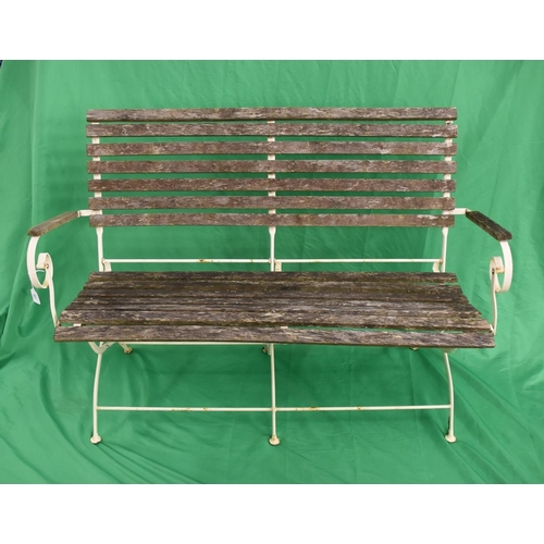 481 - Folding garden bench