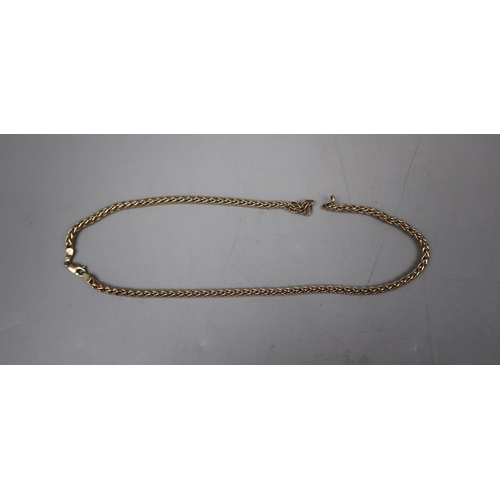 74 - 9ct gold chain A/F - Approx weight: 14.5g
