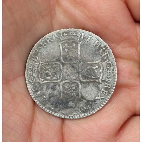 135 - Coin - William III 1697 half crown