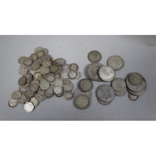 145 - Collection of silver coins