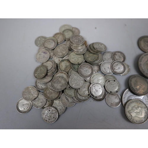 145 - Collection of silver coins