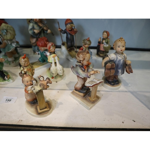 198 - Collection of Hummel figurines