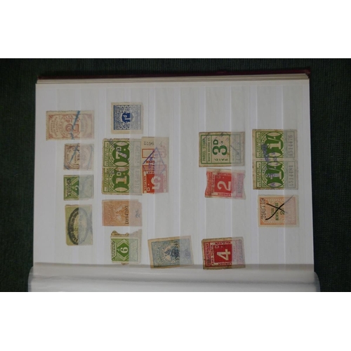 233 - Stamps - Railway letter stamps, labels & covers in stock book