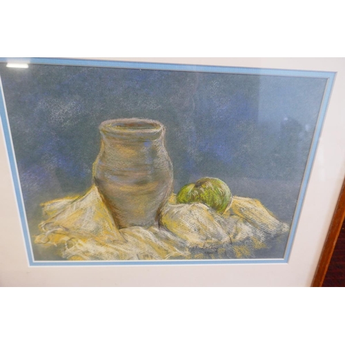 334 - Collection of pictures mostly watercolours by local artists