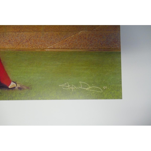 360 - L/E print of George Best with COA