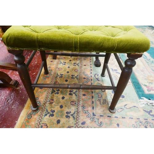 399 - Upholstered stool 