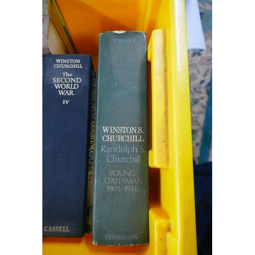 402 - Collection of Winston Churchill books 