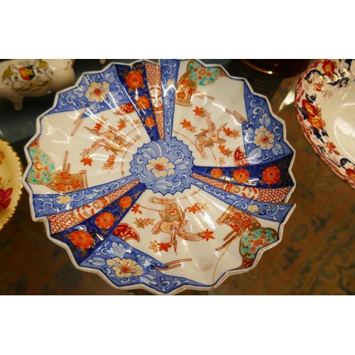 418 - Collection of ceramics to include Oriental items & W H Goss
