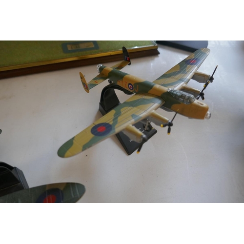 426 - Collection of military aircraft models