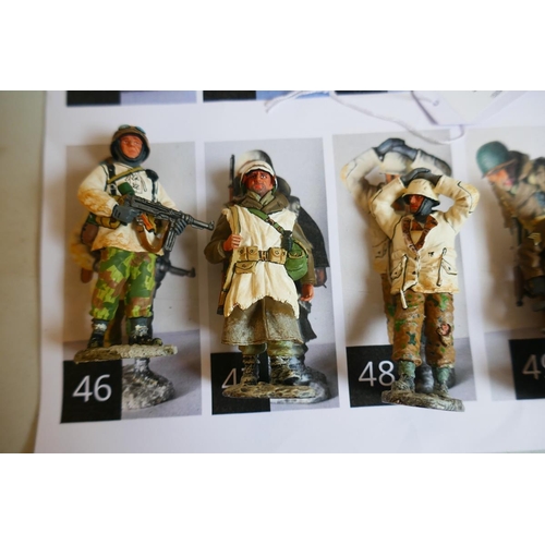 429 - Collection of military figures to include Del Prada King & Country etc