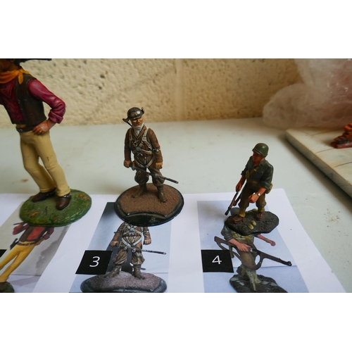 430 - Collection of Military figures to include Del Prada, Britain's etc