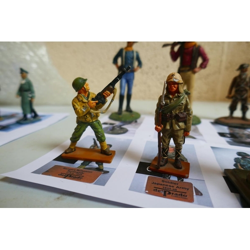 430 - Collection of Military figures to include Del Prada, Britain's etc