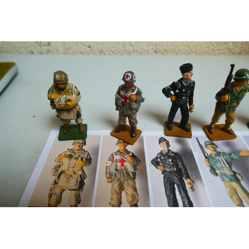432 - Collection of Military figures to include King & Country L/E set