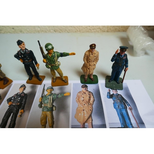 432 - Collection of Military figures to include King & Country L/E set