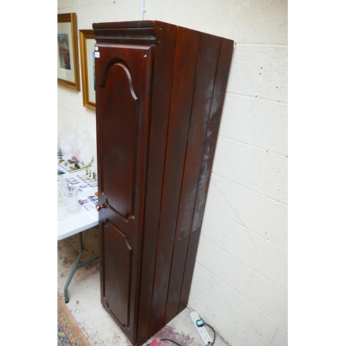 436 - Tall pine cupboard - Approx size W: 42cm D: 49cm H: 180cm