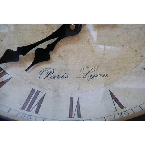 437 - Large wall clock marked Opera