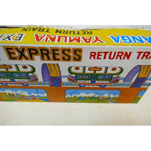 446 - Tin plate train in original box