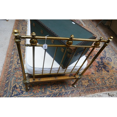 452 - Victorian French brass child's bed