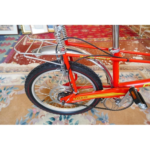 456 - MKII Raleigh Chopper Infrared in stunning as new condition restored with electronic siren