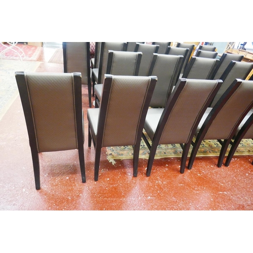 468 - Set of 12 contemporary good quality dining chairs